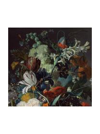 Fototapete Oil Painted Flowers Dark, Vlies, Mehrfarbig, 300 x 280 cm