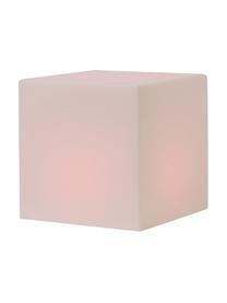 Dimmbare Solar LED-Gartenleuchte Cuby mit Farbwechsel und Fernbedienung, Weiß, B 32 x H 32 cm