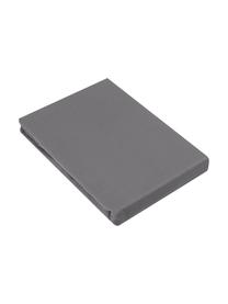 Spannbettlaken Comfort, Baumwollsatin, Webart: Satin, Dunkelgrau, B 90 x L 200 cm