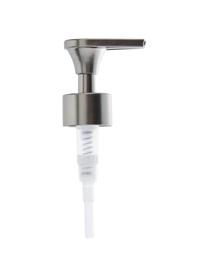 Dosatore di sapone Wili, Contenitore: ceramica, Coperchio: legno d'acacia, Testa della pompa: materiale sintetico, Bianco, legno d'acacia, Ø 10 x Alt. 14 cm