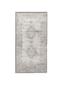 Dywan szenilowy Medaillon, Przędza szenilowa (100% bawełna), Jasny szary, S 230 x D 330 cm (Rozmiar L)