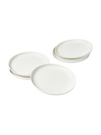 Assiettes plates en porcelaine Nessa, 2 pièces, Porcelaine dure de haute qualité, Blanc, Ø 26 cm