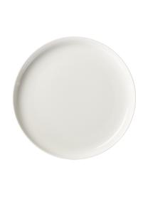 Assiettes plates en porcelaine Nessa, 2 pièces, Porcelaine dure de haute qualité, Blanc, Ø 26 cm