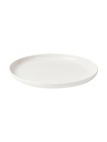 Assiettes plates en porcelaine Nessa, 2 pièces, Porcelaine dure de haute qualité, Blanc, Ø 26 cm