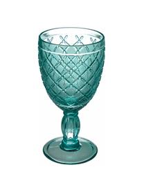 Weingläser Rombi, 6er Set, Glas, Mehrfarbig, Ø 9 x H 17 cm