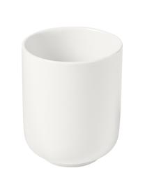 Tazas de porcelana Nessa, 4 uds., Porcelana dura de alta calidad, Blanco, Ø 8 x Al 10 cm