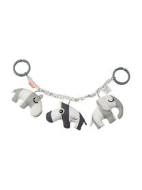 Guirnalda para carrito Deer Friends, Funda: 100% algodón, Gris, blanco, L 47 x Al 14 cm