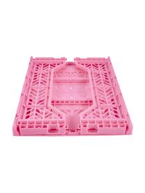 Boîte de rangement pliable Baby Pink, Plastique recyclable, Rose, larg. 40 x haut. 14 cm