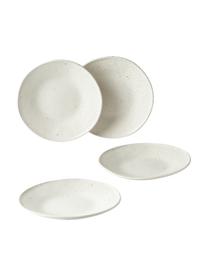 Piatto da colazione Marlee, 4 pz., Terracotta, Bianco crema, Ø 22 x Alt. 3 cm