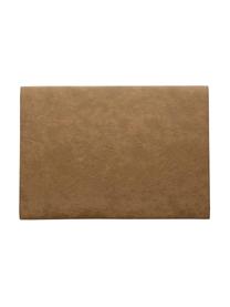 Prostírání z imitace kůže Plini, 2 ks, Veganská kůže (polyuretan), Hnědá, Š 33 cm, D 46 cm