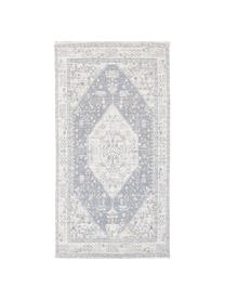 Ręcznie tkany dywan szenilowy Neapel, Szaroniebieski, kremowobiały, taupe, S 300 x D 400 cm (Rozmiar XL)