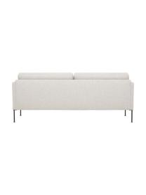 Sofa z metalowymi nogami Fluente (3-osobowa), Tapicerka: 80% poliester, 20% ramia , Stelaż: lite drewno sosnowe z cer, Nogi: metal malowany proszkowo, Beżowa tkanina, S 196 x G 85 cm