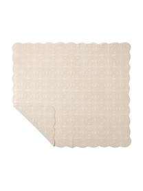 Colcha bordada de algodón Madlon, Tapizado: 100% algodón, Beige, An 180 x L 260 cm (para camas de 140 x 200 cm)