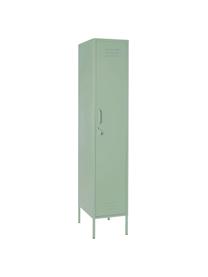 Petite armoire Skinny, Acier, revêtement par poudre, Vert sauge, larg. 35 x haut. 183 cm
