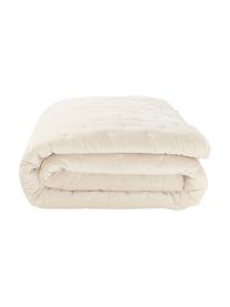 Gesteppte Tagesdecke Cheryl aus Samt, Vorderseite: Baumwollsamt, Rückseite: Baumwolle, Beige, B 240 x L 250 cm (für Betten bis 200 x 200 cm)