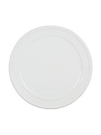 Plat à gâteau Darcy, Grès cérame, Blanc, Ø 32 x haut. 10 cm