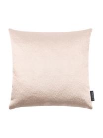 Glänzende Kissenhülle Nilay in Beige, 56% Baumwolle, 44% Polyester, Beige, 50 x 50 cm