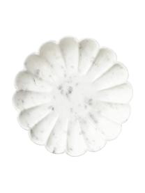 Deko-Schale Noelia aus Marmor, Marmor, Weiß, Ø 30 x H 5 cm
