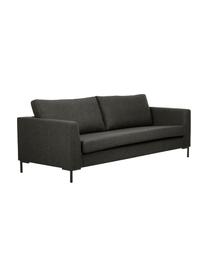 Pohovka s kovovými nohami Luna (3místná), Antracitová, Š 230 cm, H 95 cm