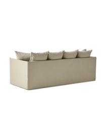 Divano 3 posti Mila, Rivestimento: 100% poliestere Con 100.0, Struttura: legno di pino, fibra di l, Tessuto grigio scuro, Larg. 220 x Alt. 85 cm