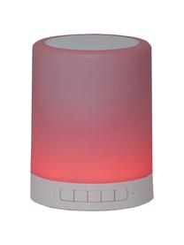 Mobile Dimmbare Außenleuchte Loli mit Lautsprecher und Farbwechsel zum Hängen oder Stellen, Lampenschirm: Kunststoff, Weiß, Ø 9 x H 13 cm