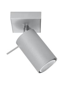 Verstellbarer Wand- und Deckenstrahler Etna, Lampenschirm: Stahl, lackiert, Grau, B 8 x T 15 cm