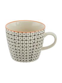 Tassen Carla mit kleinem Muster, 6er-Set, Steingut, Bunt, Ø 10 x H 8 cm, 300 ml