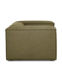 Sessel Lennon, Bezug: 100% Polyester Der strapa, Gestell: Massives Kiefernholz, FSC, Beine: Kunststoff, Webstoff Grün, B 130 x T 101 cm
