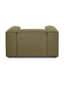 Sessel Lennon, Bezug: 100% Polyester Der strapa, Gestell: Massives Kiefernholz, FSC, Beine: Kunststoff, Webstoff Grün, B 130 x T 101 cm