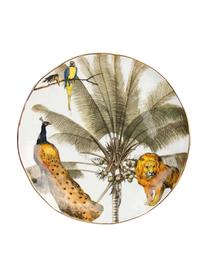 Assiettes à dessert design Animaux, 4 élém., Porcelaine, Multicolore, Ø 20 cm