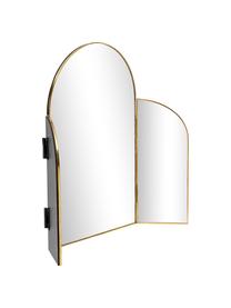 Miroir triple Maple, Couleur dorée, larg. 47 x haut. 37 cm