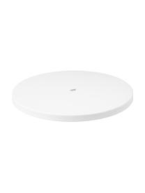 Rundes Deko-Tablett Circle in Weiß, Edelstahl, pulverbeschichtet, Weiß, matt, Ø 30 x 2 cm