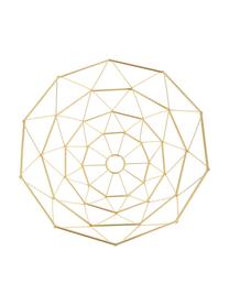 Cesto Diamond Cut, Metallo, Dorato, Ø 30 x Alt. 15 cm