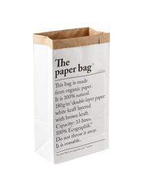 Bolsa de almacenaje Le sac en papier, 33 L, Papel reciclado, Blanco, An 32 x Al 60 cm