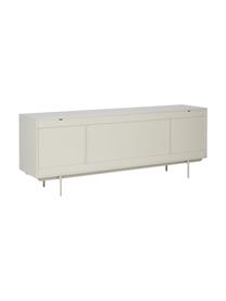 Enfilade avec portes Elyn, Bois de manguier foncé, larg. 200 x haut. 75 cm