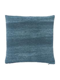 Kissenhülle Aline mit strukturierter Oberfläche, 100 % Polyester, Blau, B 45 x L 45 cm