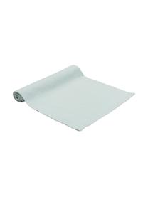 Camino de mesa de mezcla de algodón Riva, Verde menta, An 40 x L 150 cm