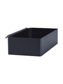 Caja de cocina de acero Flex, Acero recubierto, Negro, An 21 x Al 5 cm