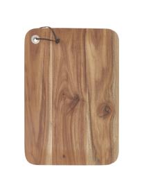 Deska do krojenia z drewna akacjowego Acacia, Drewno akacjowe, Ciemne drewno naturalne, D 33 x S 23 cm