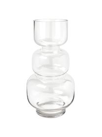 Mondgeblazen vaas Clea van glas, Glas, Transparant, Ø 19 x H 37 cm