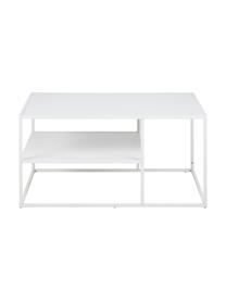 Kovový konferenčný stolík Neptun, Kov s práškovým náterom, Biela, Š 90 x H 60 cm