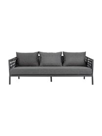 Ogrodowa sofa wypoczynkowa Florencia (3-osobowa), Antracytowy, S 220 x G 85 cm