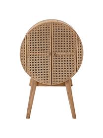 Highboard Otto, Rotan, dennenhout, middeldichte vezeplaat (MDF), Beige, B 52 x H 80 cm