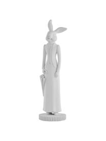 Handgefertigtes Deko-Objekt Semina, Polyresin, Weiß, Ø 6 x H 25 cm