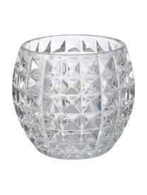 Waxinelichthouderset Aliza, 3-delig, Glas, Grijstinten, Alle Ø 10 x H 9 cm