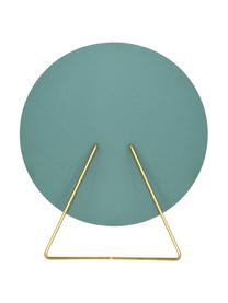 Okrągłe lusterko kosmetyczne ze stalową ramą Standing Mirror, Stelaż: stal malowana proszkowo, Odcienie złotego, S 30 x W 35 cm