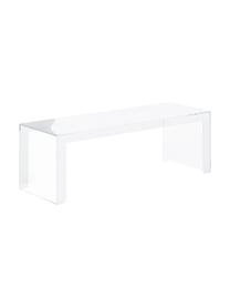 Design Garten-Couchtisch Invisible, Acrylglas, Transparent, B 120 x H 40 cm