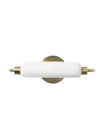 LED-Wandleuchte Tate, Lampenschirm: Opalglas, Goldfarben, Weiß, B 44 x H 15 cm
