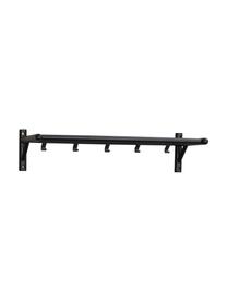 Porte-manteau bois de chêne Milford, Noir, larg. 80 x haut. 19 cm