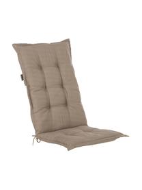Poduszka na krzesło z oparciem Panama, Tapicerka: 50% bawełna, 50% polieste, Taupe, S 42 x D 120 cm